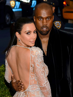 Kim Kardashian and Kanye West