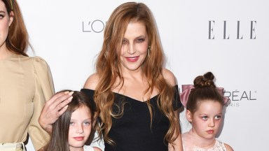 Lisa Marie Presley and her twins