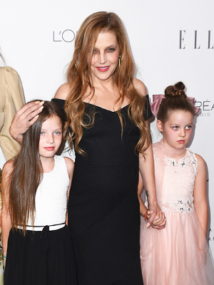 Lisa Marie Presley and her twins