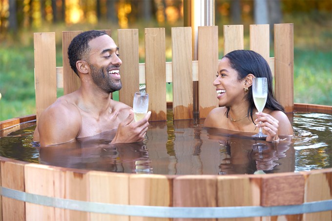 Matt James & Bri Springs In A Hot TUb