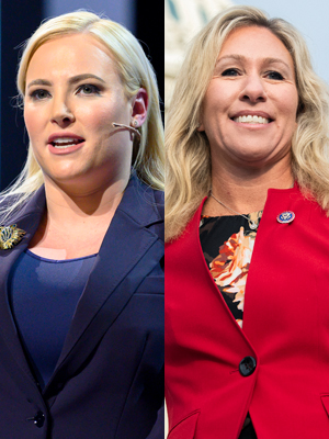 Meghan McCain and Majorie Taylor Greene