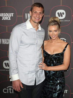 Rob Gronkowski and Camille Kostek