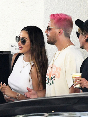 Amelia Hamlin Reacts Scott Disick Pink Hair