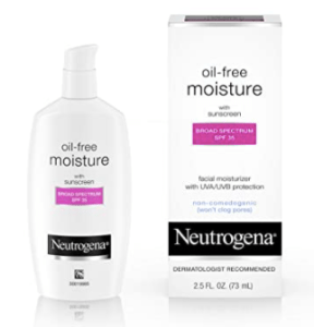 Neutrogrena Oil-free daily moisturizer with SPF 35