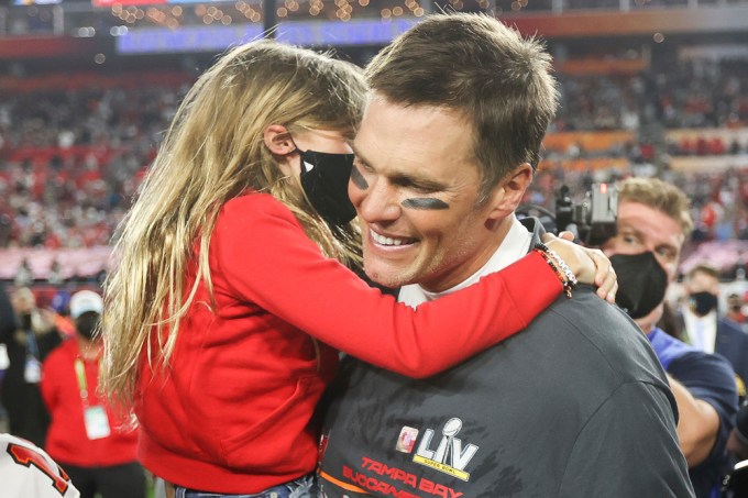 Tom Brady Family Celebrates Super Bowl Win