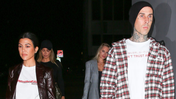 Kourtney Kardashian and Travis Barker