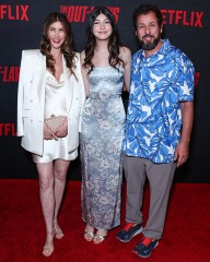 Jackie Sandler, daughter Sadie Sandler and husband Adam Sandler arrive at the Los Angeles Premiere Of Netflix's 'The Out-Laws' held at Regal LA Live on June 26, 2023 in Los Angeles, California, United States.
Los Angeles Premiere Of Netflix's 'The Out-Laws', Regal La Live, Los Angeles, California, United States - 26 Jun 2023