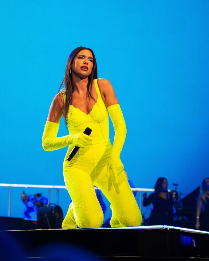 Dua Lipa During Her ‘Future Nostalgia’ Tour