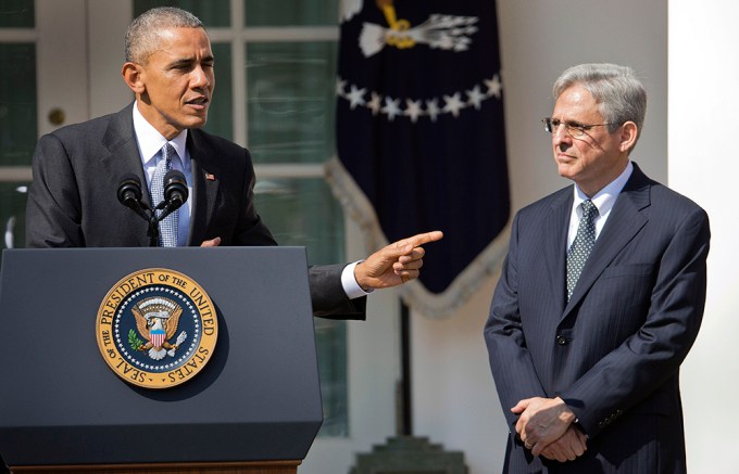 President Barack Obama with Merrick Garland