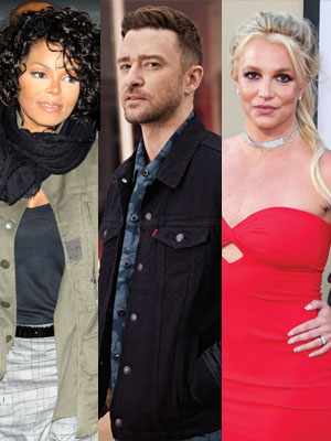 Janet Jackson, Justin Timberlake & Britney Spears