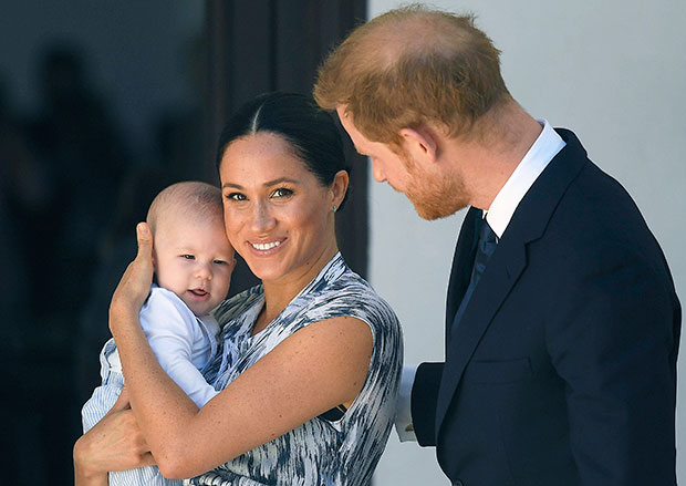 Meghan Markle & Prince Harry with their son