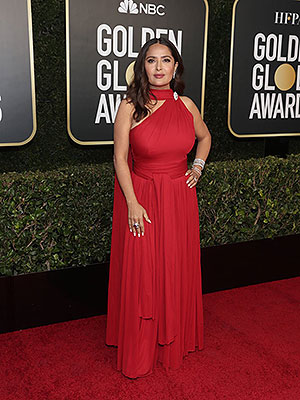 salma hayek golden globes 2021
