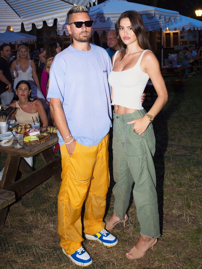 Scott Disick & Amelia Hamlin Attend A Party