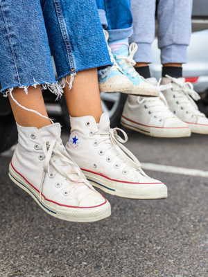 canvas sneakers