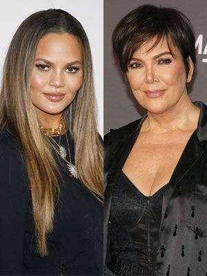 Chrissy Teigen and Kris Jenner