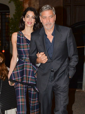 George and Amal Clooney
