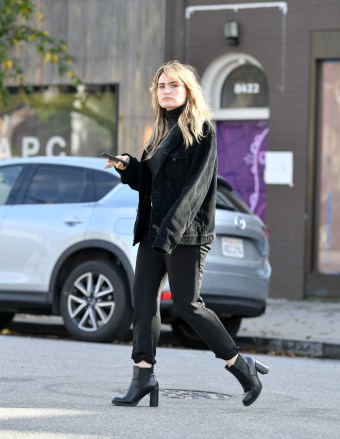 Kathryn Gallagher Out and About. 18 Jan 2019 Pictured: Kathryn Gallagher. Photo credit: PG/BauerGriffin.com / MEGA TheMegaAgency.com +1 888 505 6342 (Mega Agency TagID: MEGA340559_001.jpg) [Photo via Mega Agency]