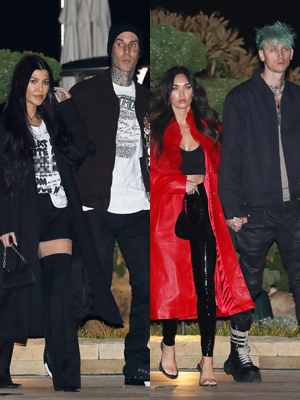 Kourtney Kardashian and Travis Barker, Machine Gun Kelly and Megan Fox