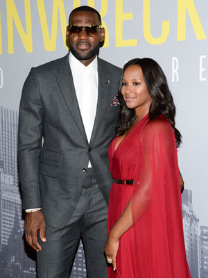 LeBron and Savannah James