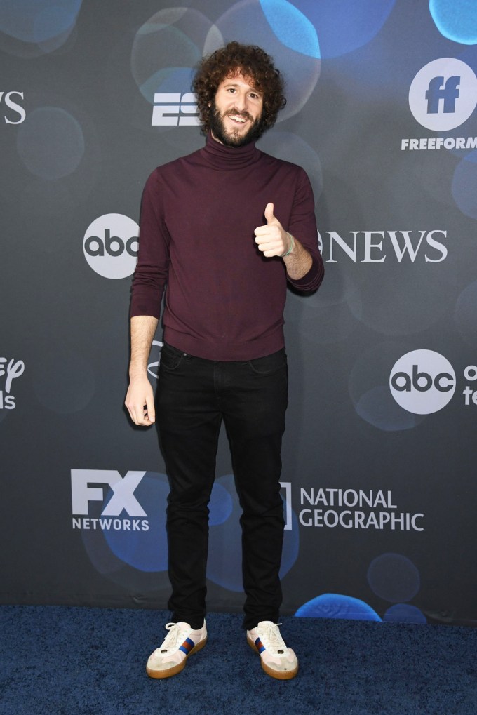 Lil Dicky On The Red (Blue) Carpet