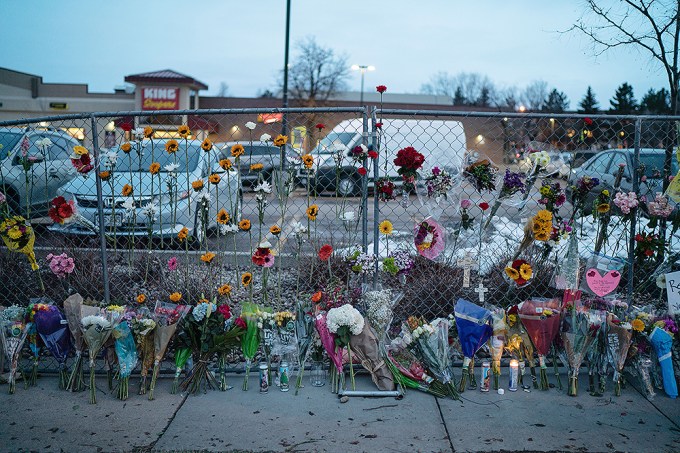 Endless Flowers Are Laid out in Honor of the Victims