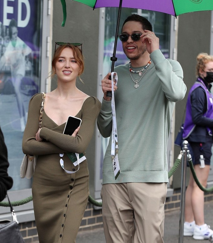 Phoebe Dynevor and boyfriend Pete Davidson