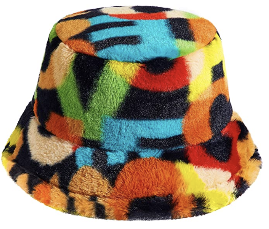 furry bucket hat