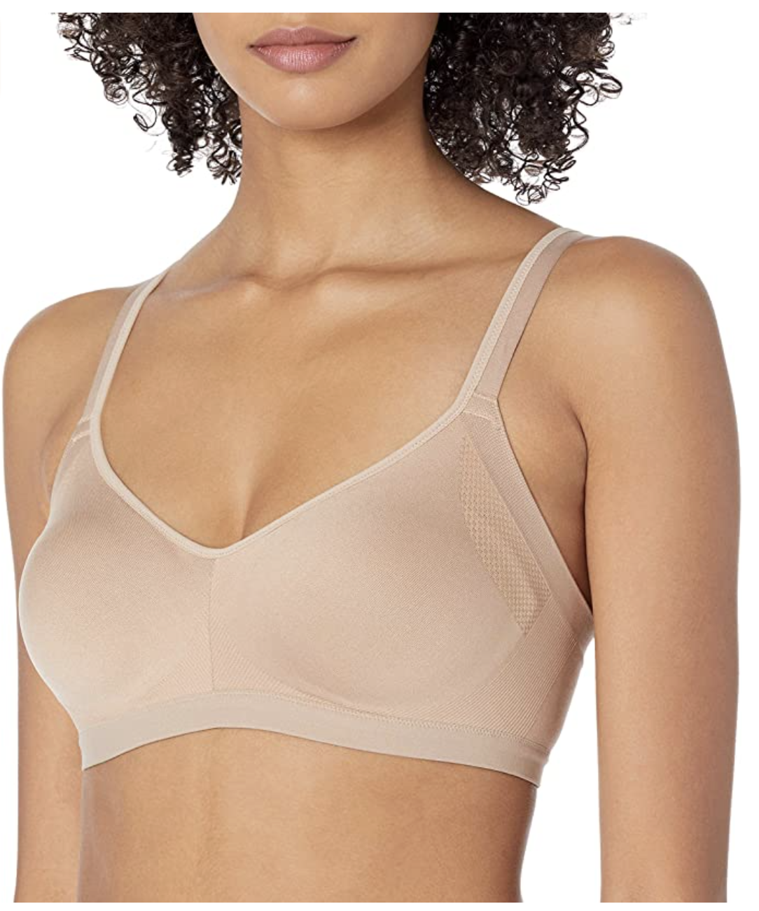 nude wire-free bra