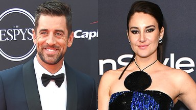 Aaron Rodgers and Shailene Woodley