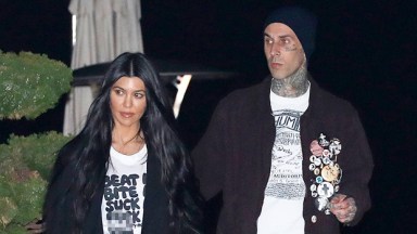 Kourtney Kardashian and Travis Barker