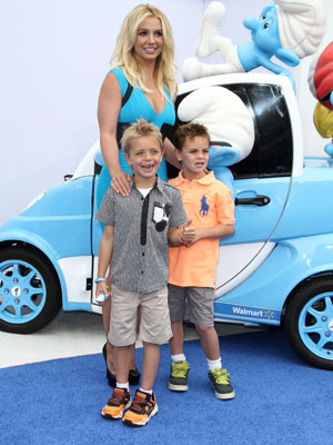 Britney Spears and sons