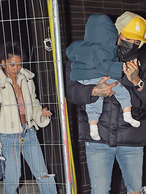 Chris Brown, Ammika Harris, Aeko Brown
