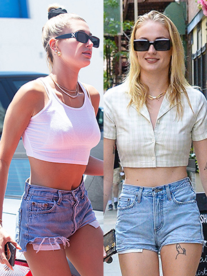 hailey baldwin sophie turner