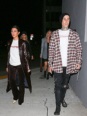 Kourtney Kardashian and Travis Barker