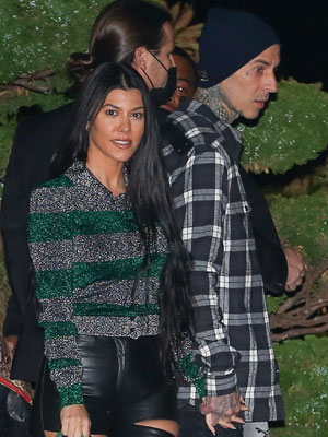 Kourtney Kardashian and Travis Barker