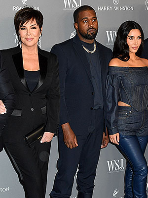 Kris Jenner, Kanye West, Kim Kardashian