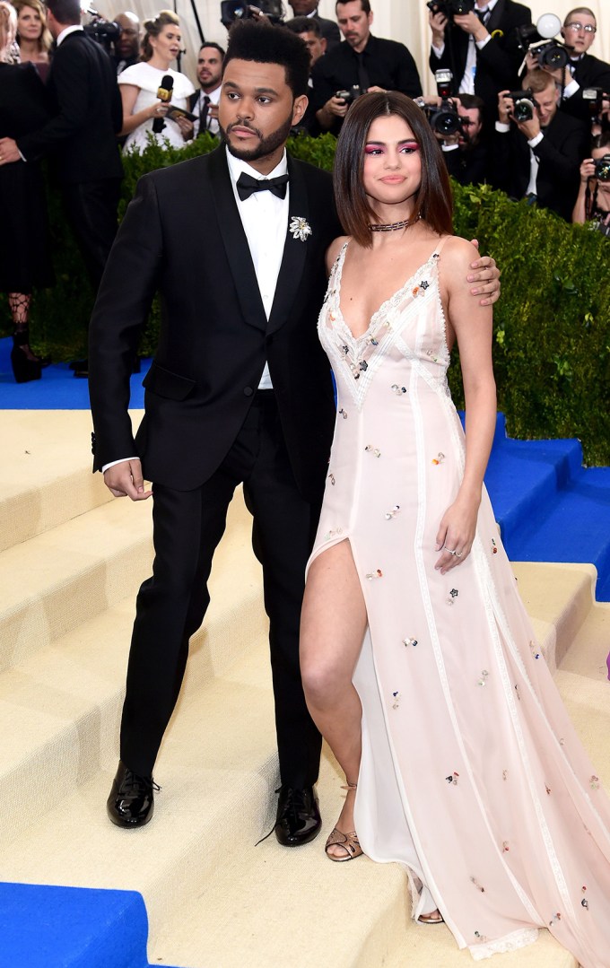 The Weeknd & Selena Gomez at the 2017 Met Gala