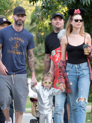 Adam Levine and Behati Prinsloo