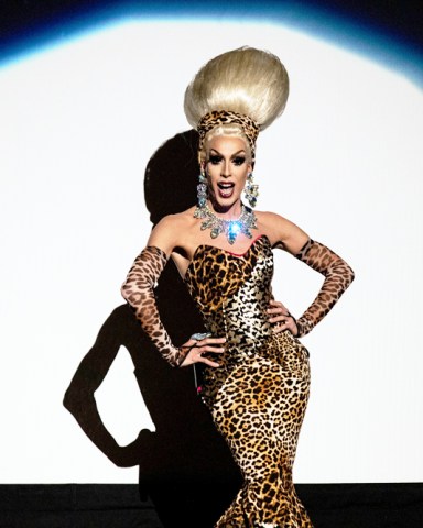 ATTENTION: This Image is part of a PHOTO SET
Mandatory Credit: Photo by ETIENNE LAURENT/EPA-EFE/Shutterstock (10249340u)
Pageant Founder Alaska Thunderfuck performs onstage during the Drag Queen Of The Year Competition at the Montalban Theater in Hollywood, California, USA, 26 May 2019. Drag Queen contestants took part in first ever Drag Queen of the Year Pageant and were judged on criteria such as presence, energy, integrity, and stunningness.
Drag Queen Of The Year Competition in Hollywood, USA - 26 May 2019