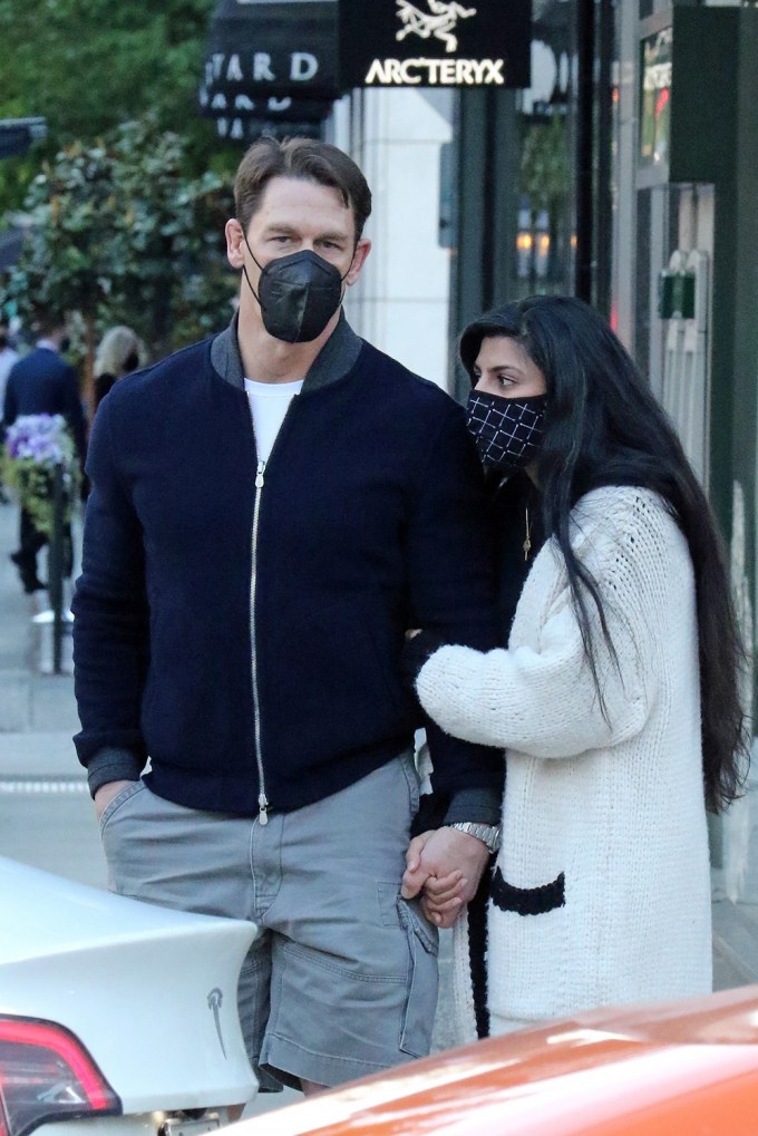 John Cena & Wife Shay Stroll Around Vancouver