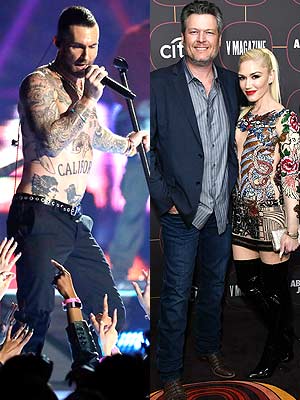 Adam Levine, Blake Shelton, Gwen Stefani
