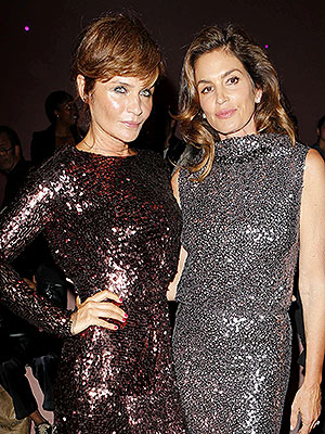 Helena Christensen Cindy Crawford Selfie