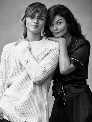Mingus Reedus and Helena Christensen