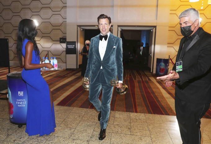 Jason Sudeikis At 73rd Emmy Awards