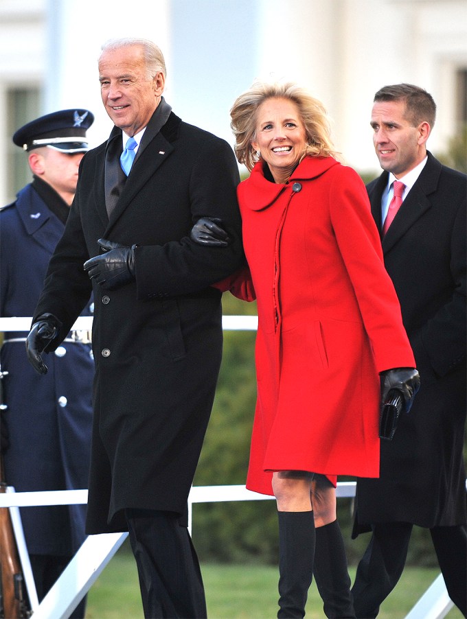 Joe & Jill At The Inauguration Ceremony