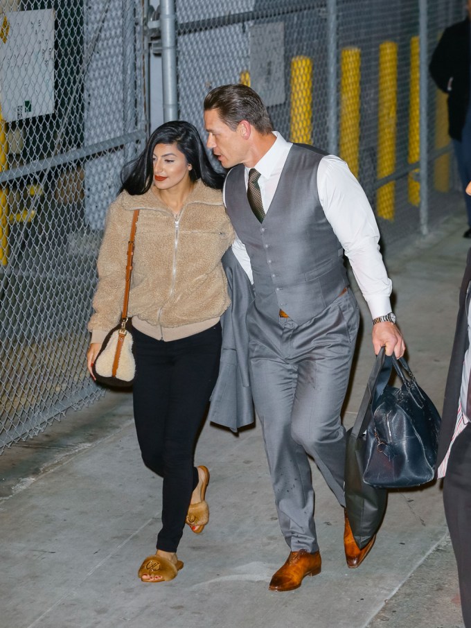 John Cena & Shay Shariatzadeh At ‘Jimmy Kimmel Live’