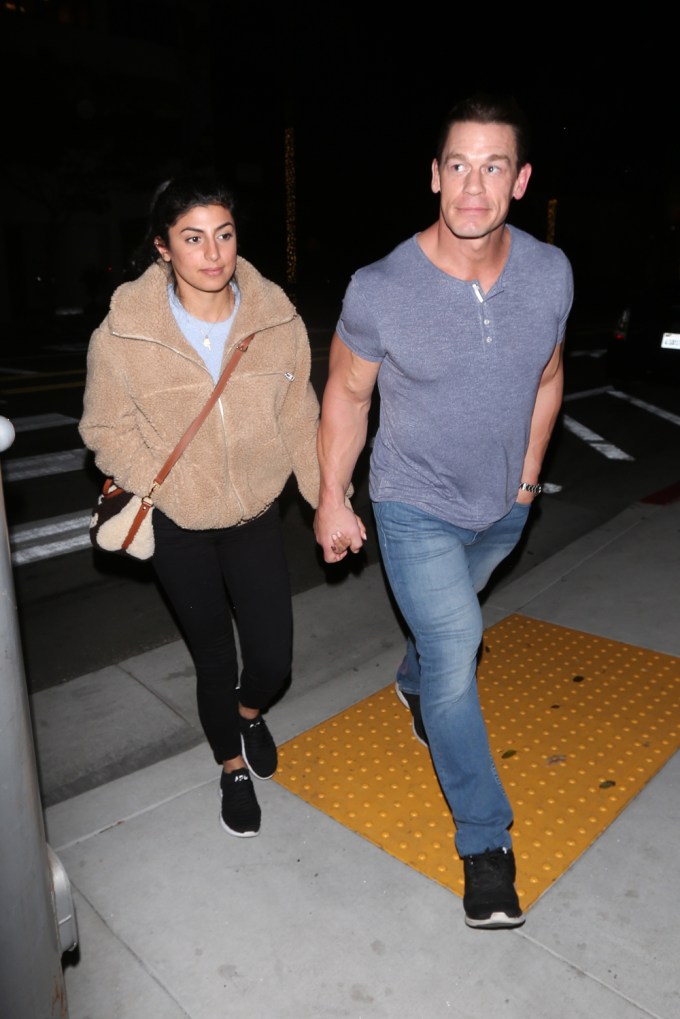 John Cena & Shay Shariatzadeh Grab Dinner