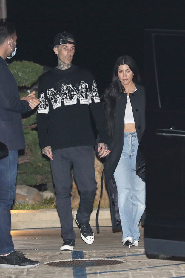 Travis Barker and Kourtney Kardashian