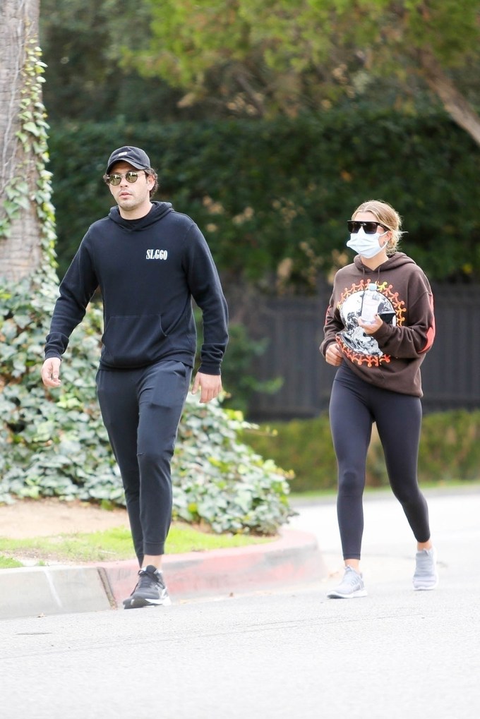 Sofia Richie & Elliot Grainge Walking With Elliott Grainge