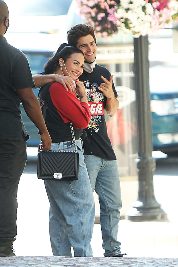 Demi Lovato and Max Ehrich